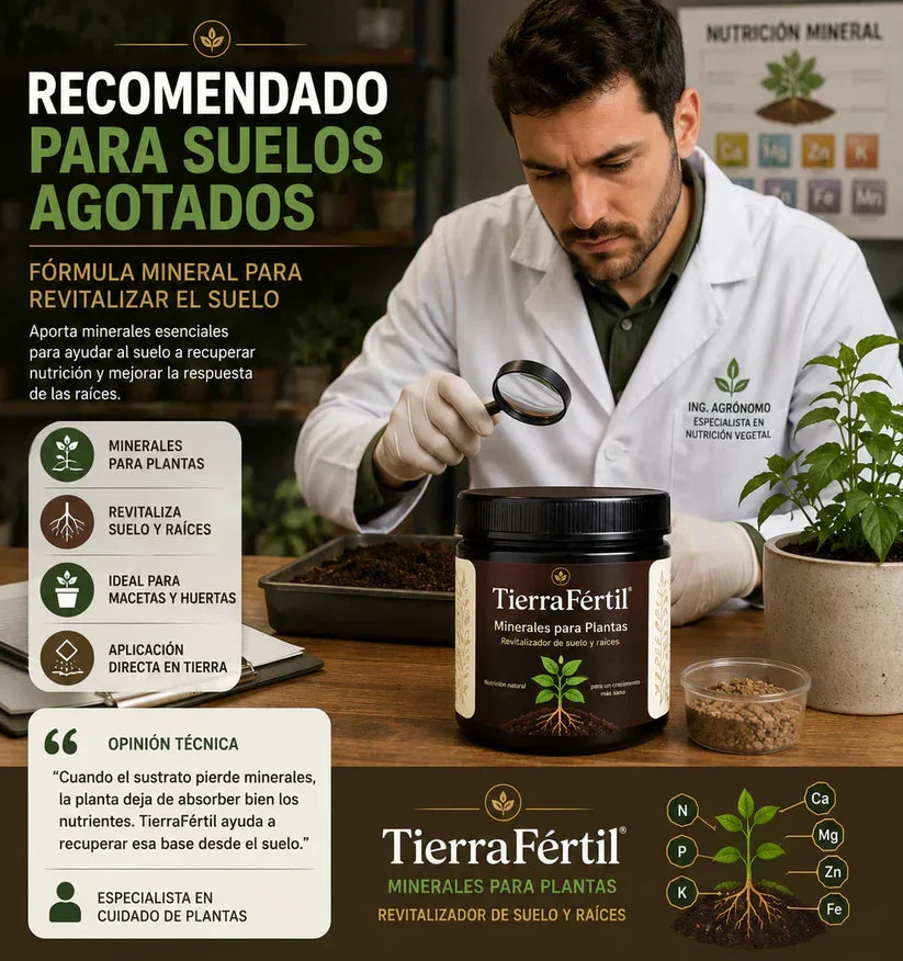 TierraJoven® · Minerales para plantas