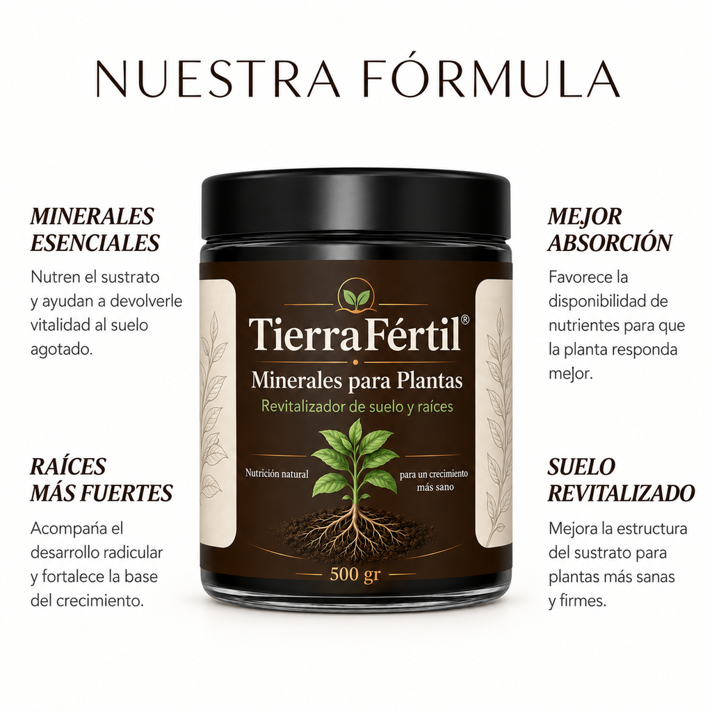 TierraJoven® · Minerales para plantas