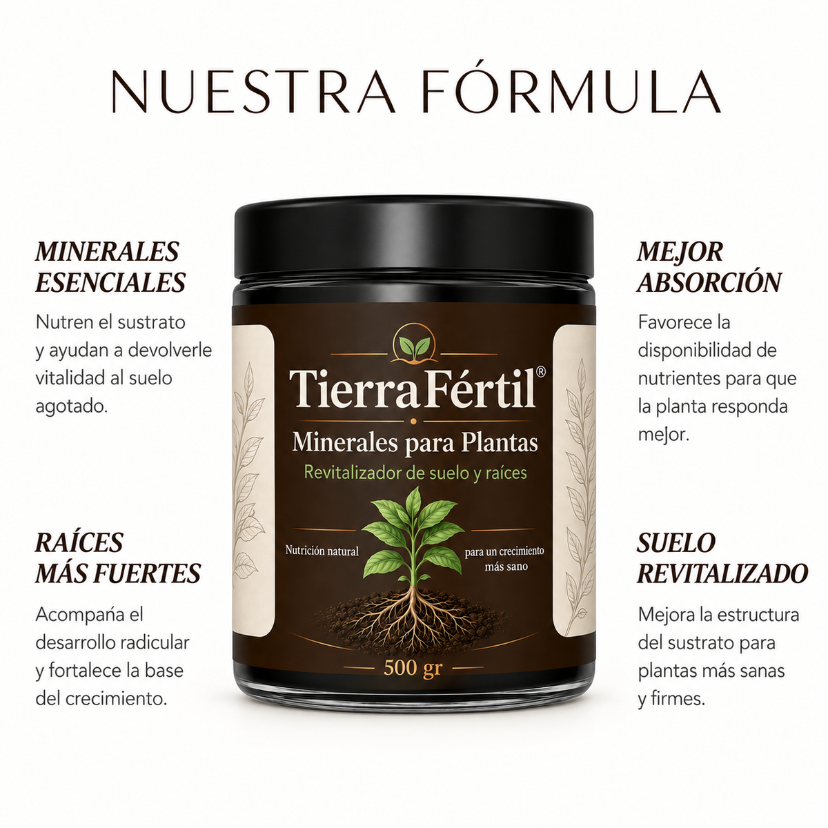 TierraJoven® · Minerales para plantas