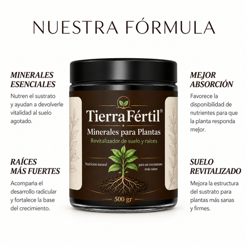 TierraJoven® · Minerales para plantas